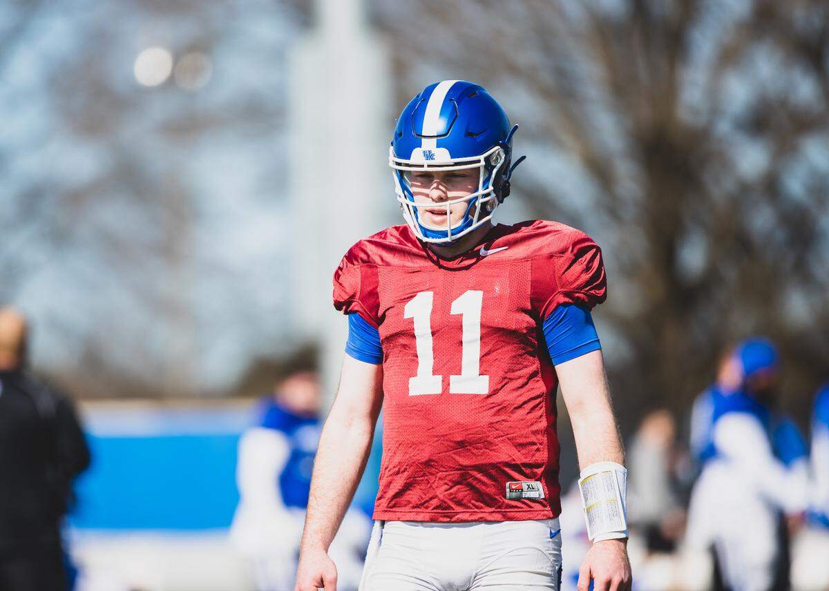 Kentucky quarterback Beau Allen played in two games last season as a true freshman.