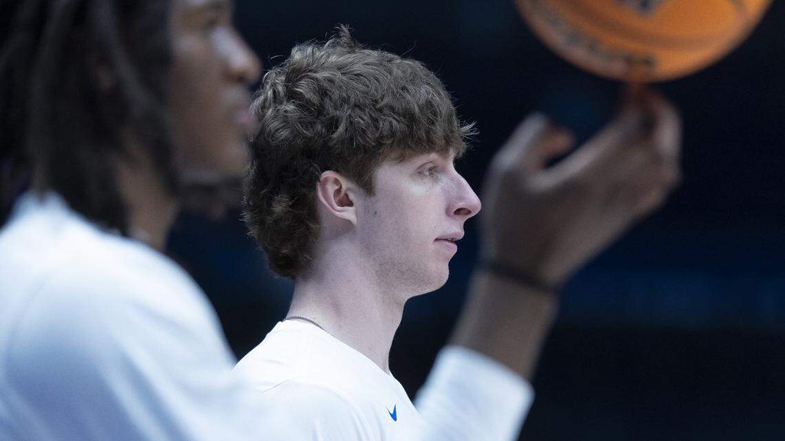 ‘Great and crazy.’ Reece Potter reflects on redshirt season with UK basketball