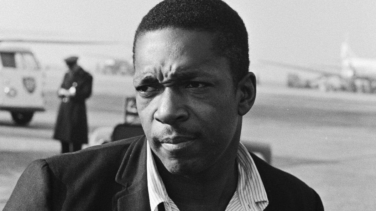 John Coltrane in 1963, when “Both Sides at Once” was recorded.