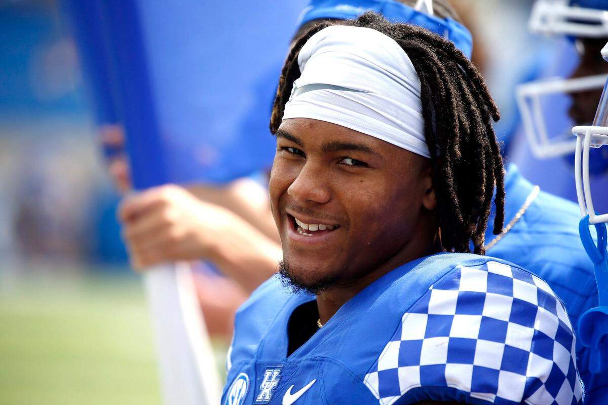 Nebraska transfer Wan’Dale Robinson had five catches for 125 yards and two scores in his Kentucky debut.