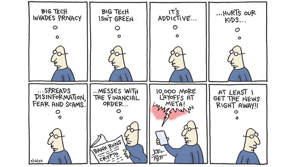 Joel Pett: The problem with big tech