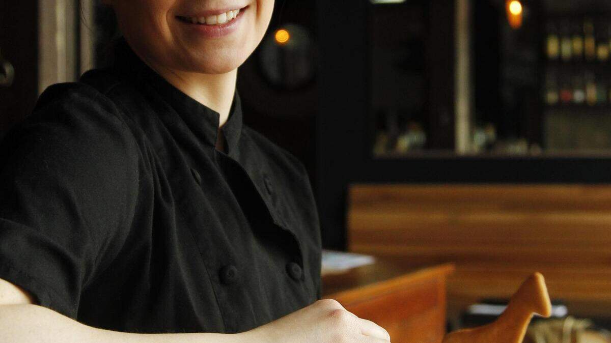 Among the desserts Stella Bussey Parks has offered at Lexington's Table Three Ten, where she is the pastry chef, is sweet potato panna cotta with homemade brown butter sage marshmallows and from-scratch animal crackers.   
