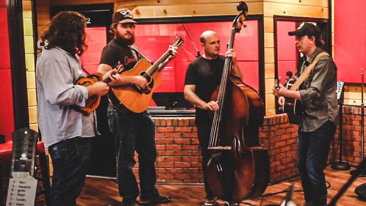 The Wooks -- Harry Clark, Arthur Hancock, Roddy Puckett, and CJ Cain -- recorded their sophomore album, “Glory Bound,” at Rick’s Main Street Studio in Clay City.