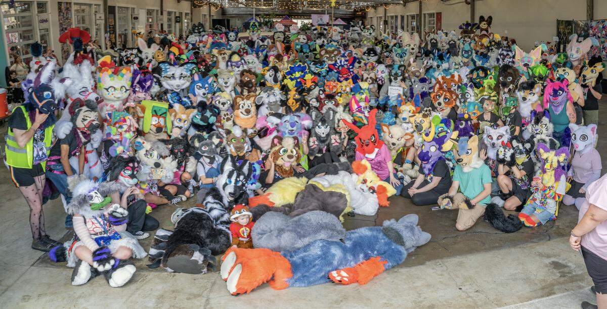 About 1,500 in fursuits came out for the Fizzy Fox’s Furry Fair last summer. The Lexington drink truck is popular with furries.