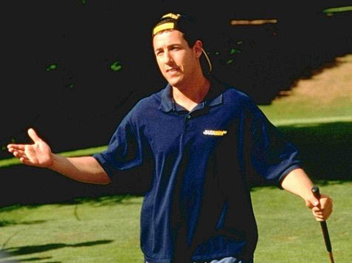 Adam Sandler stars in ‘Happy Gilmore.’ The movie will be shown at an outdoor screening this weekend.