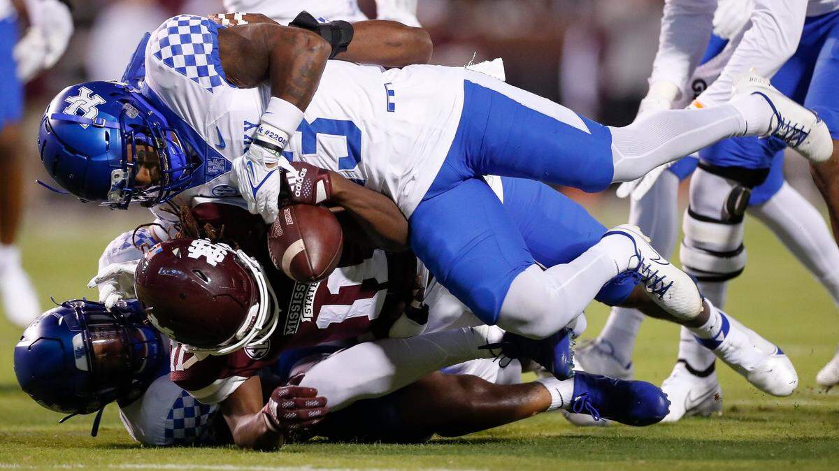 Final statistics from Kentucky football’s 31-17 loss at Mississippi State