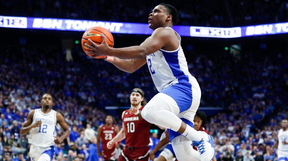 Box score from Kentucky basketball’s 71-68 loss to South Carolina