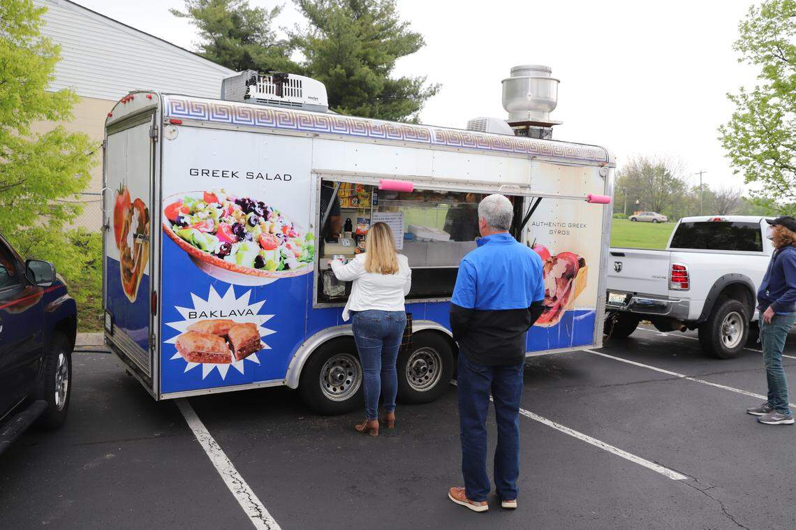Mr. Gyros Food Truck at Immanuel Baptist Church.