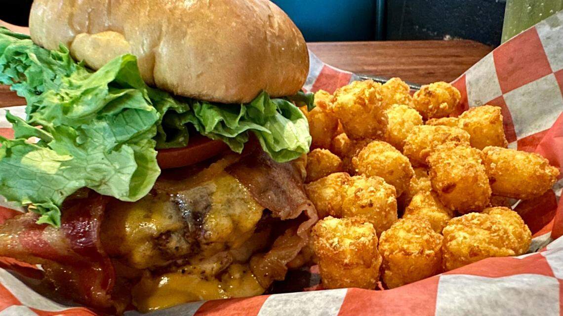 The Roethlisberger and tots from the menu at Shamrock Bar & Grille. The Hartland Parkway location closed May 20. The bar will be reopening June 3 in Brannon Crossing on the Lexington-Nicholasville line with the same menu.