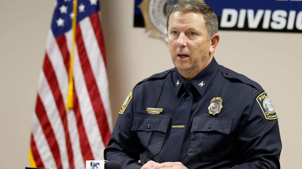 Lexington Police Chief Ronnie Bastin.