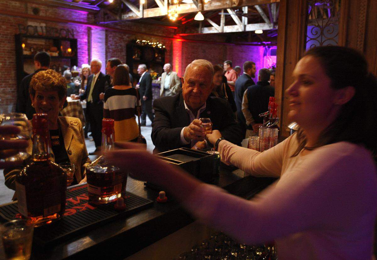 Jane Bowie, right, has been with Beam Suntory for 15 years, most recently as head of blending and innovation.
