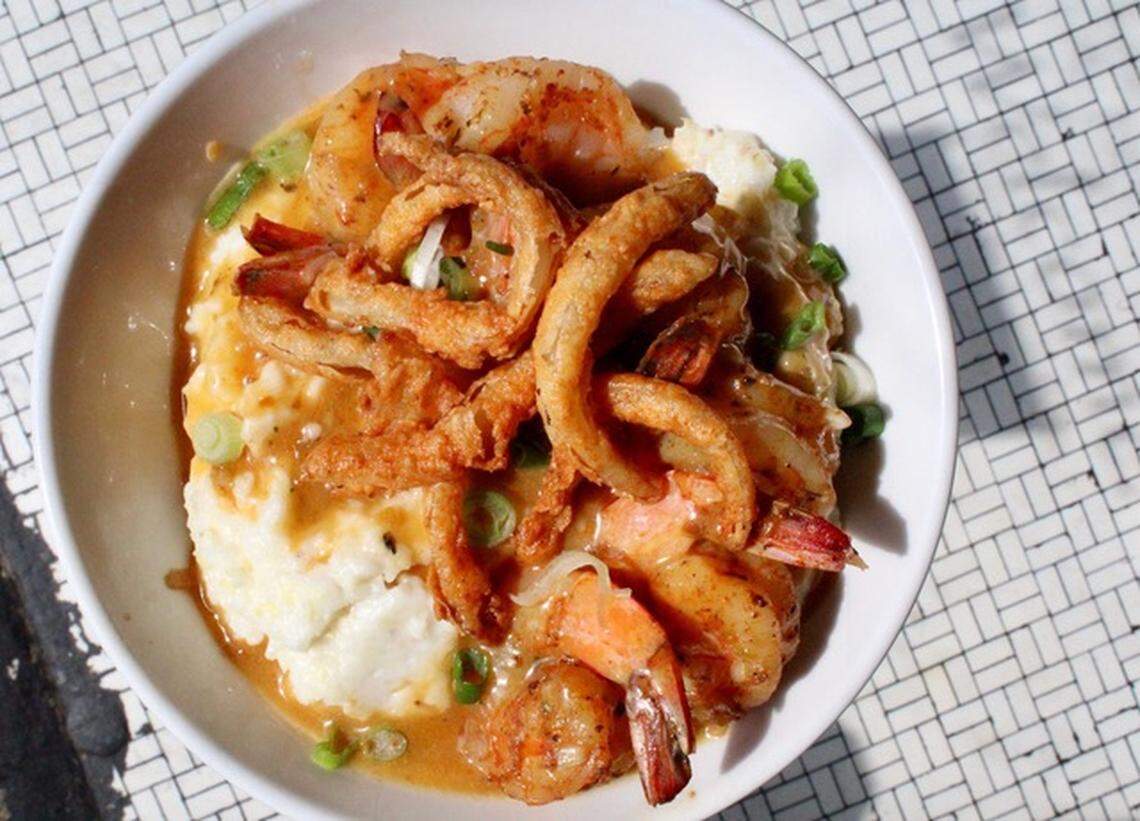 Smithtown Seafood shrimp and grits.