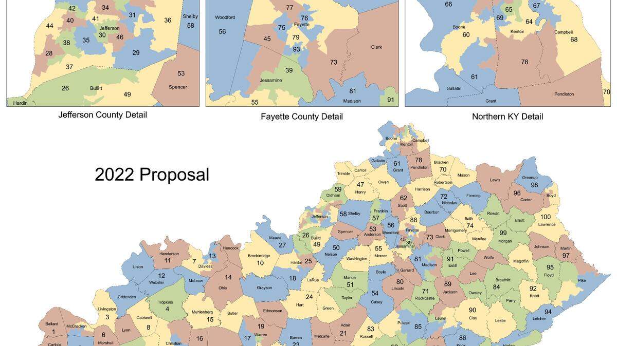 House Speaker David Osborne, R-Prospect, said that the new maps conform to population requirements based on the newly-published U.S. census figures,