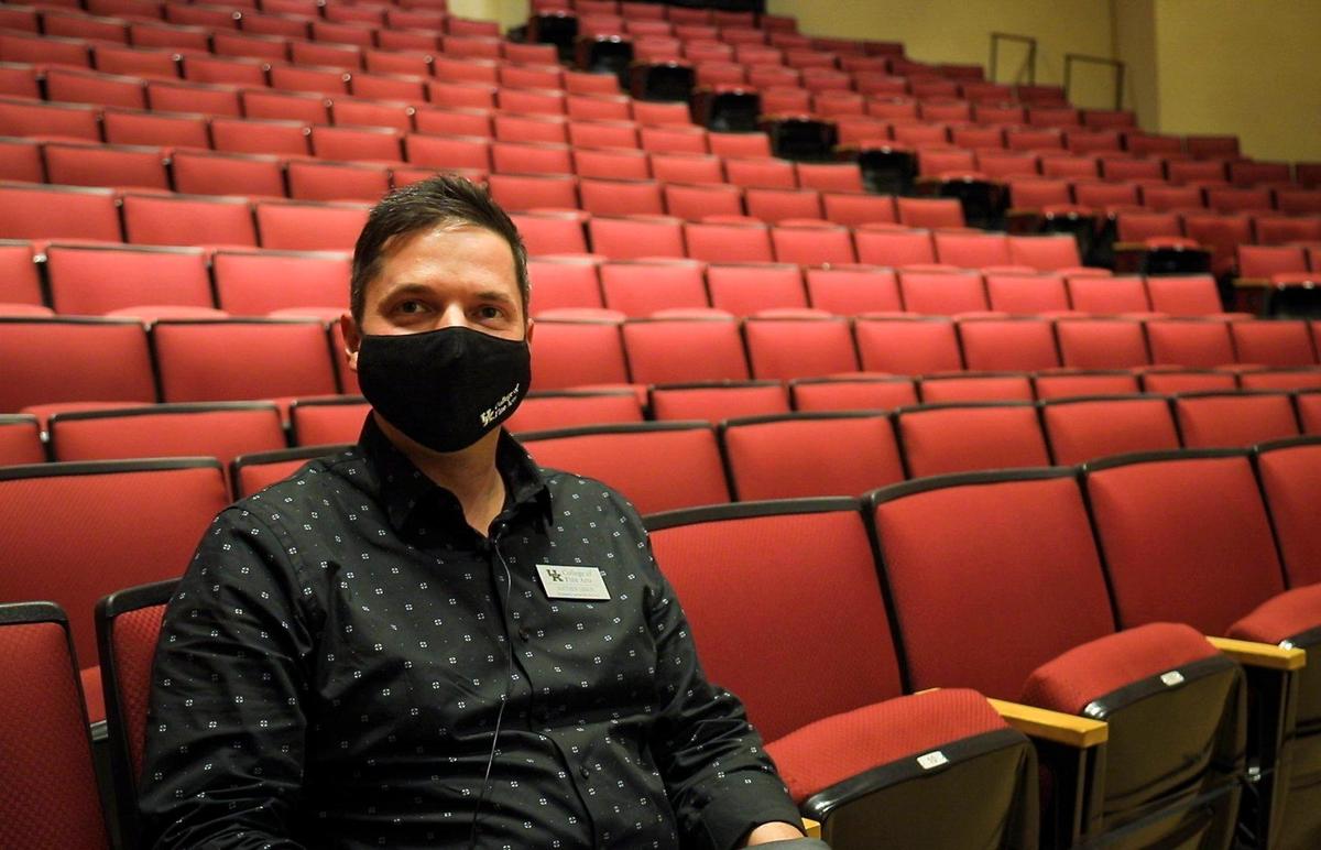 Matthew Gibson, Director of Operations at the Singletary Center for the Arts.