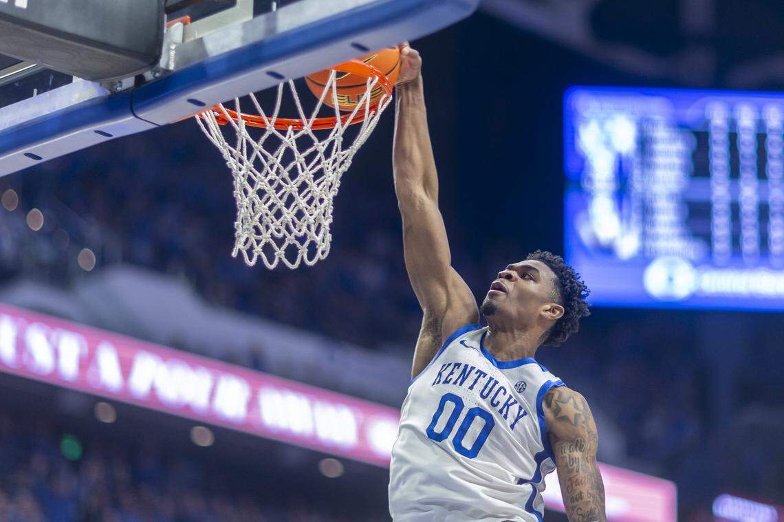 Kentucky senior star Otega Oweh (00) will play his final home game in a UK uniform when the Wildcats play host to No. 5 Florida on Saturday.,