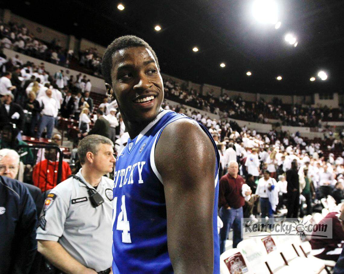 In his one season at Kentucky in 2011-12, Michael Kidd-Gilchrist (14) scored a career high 24 points twice, once against Louisville and once against Indiana.