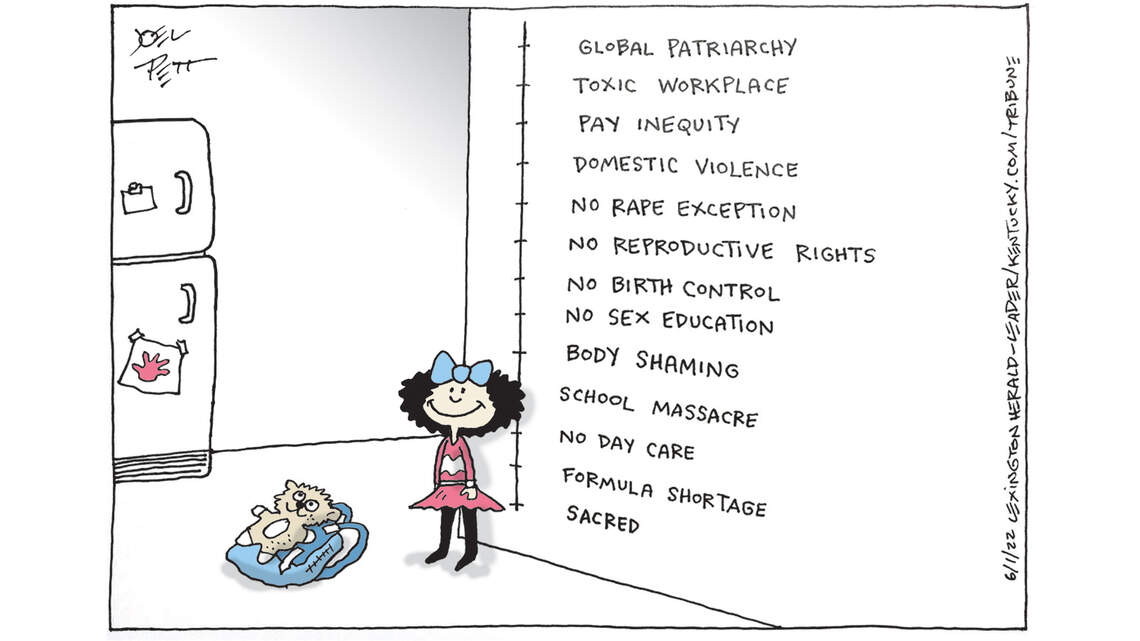 Joel Pett: Growth chart for today’s kids