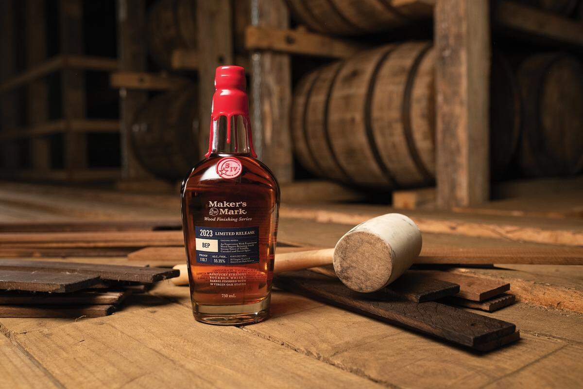 Maker’s Mark says its latest and last release in the Wood Finishing Series has a lower proof, which the bourbon maker credits with keeping bitterness out and sweet flavor in.