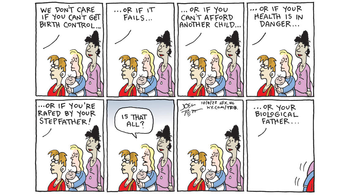 Joel Pett: We just don’t care