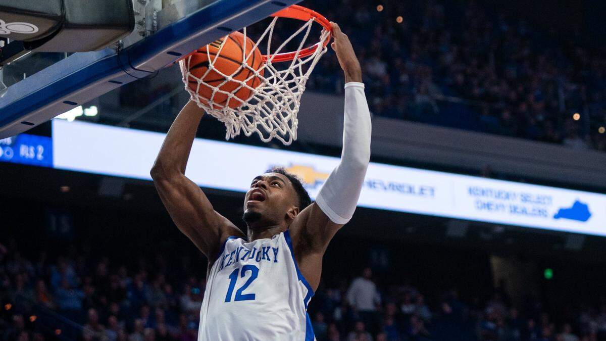 Kentucky guard Antonio Reeves had 18 points, three rebounds and two assists in UK’s 92-69 exhibition victory over Georgetown College last Friday night.