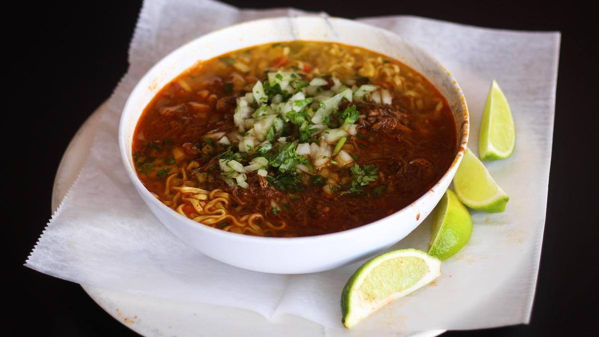 Ramen noodles in birria is on the menu at El Cid on South Limestone.