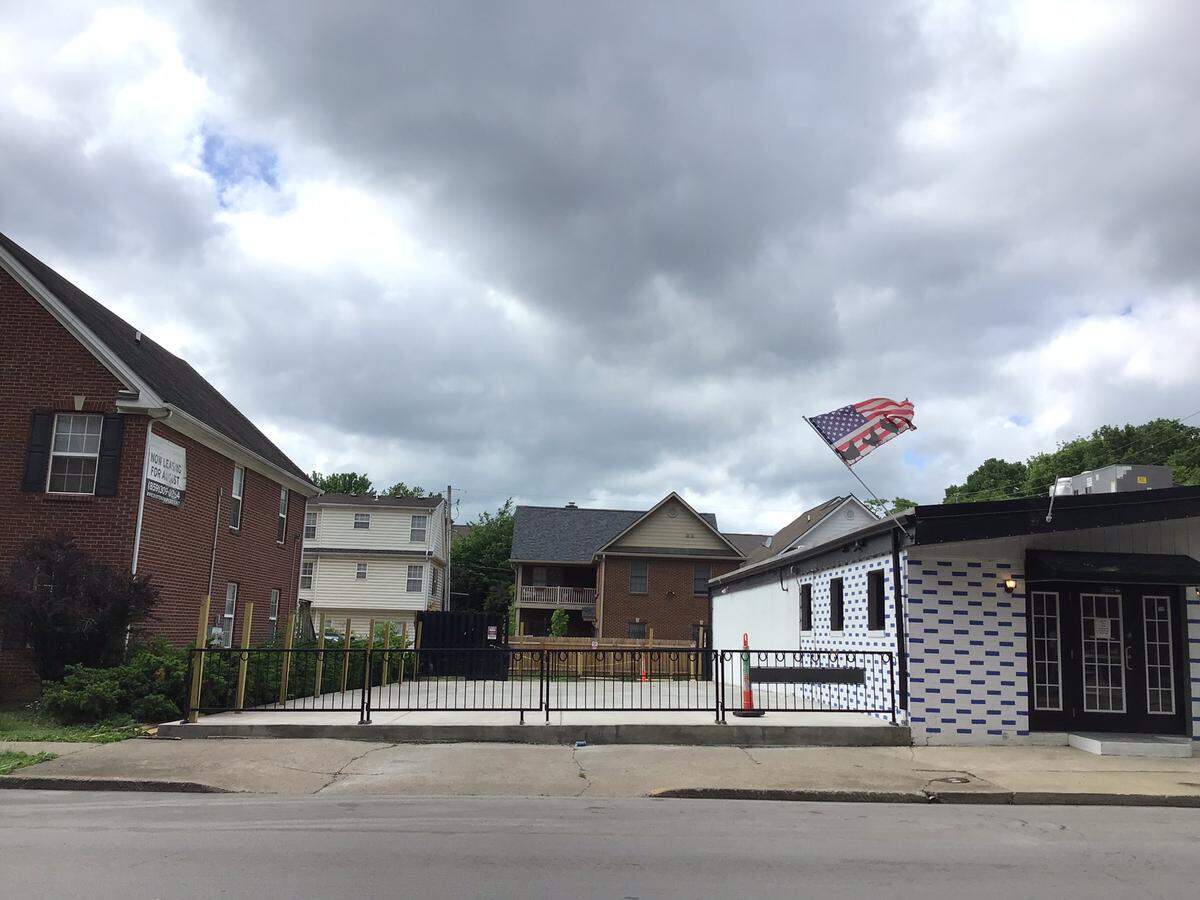 Two Keys Tavern has applied for a permit for a patio, which appears to already be built, on the side of the restaurant. People who live nearby in the Historic South Hill neighborhood have expressed concerns about the prospect late-night noise.