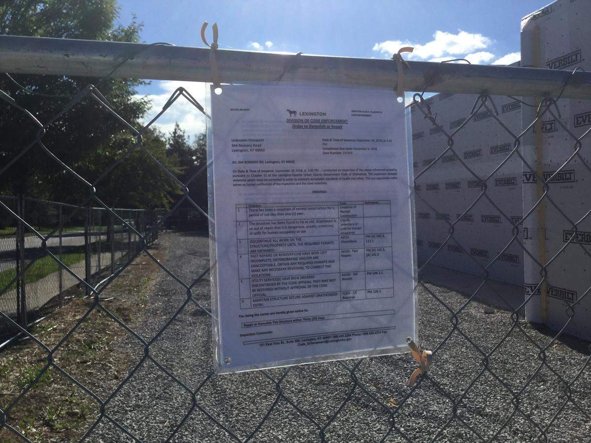 The former Kroger on Romany Road was sealed up after the city ordered it either demolished or repaired in Oct. 2018.  