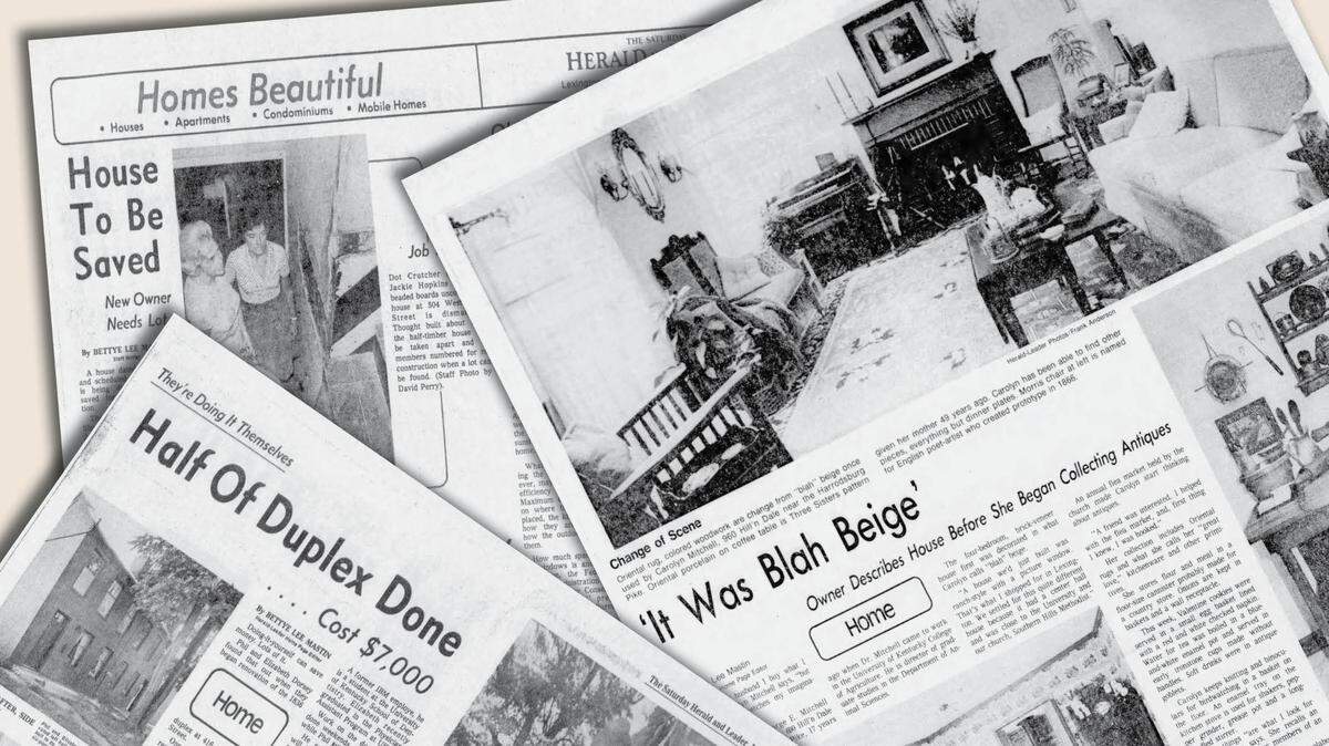 Longtime Herald-Leader reporter Bettye Lee Mastin wrote many stories for the Home pages of the Lexington Leader and Herald on historic residences in the Central Kentucky area. In 2017 she was nominated for the Kentucky Journalism Hall of Fame.