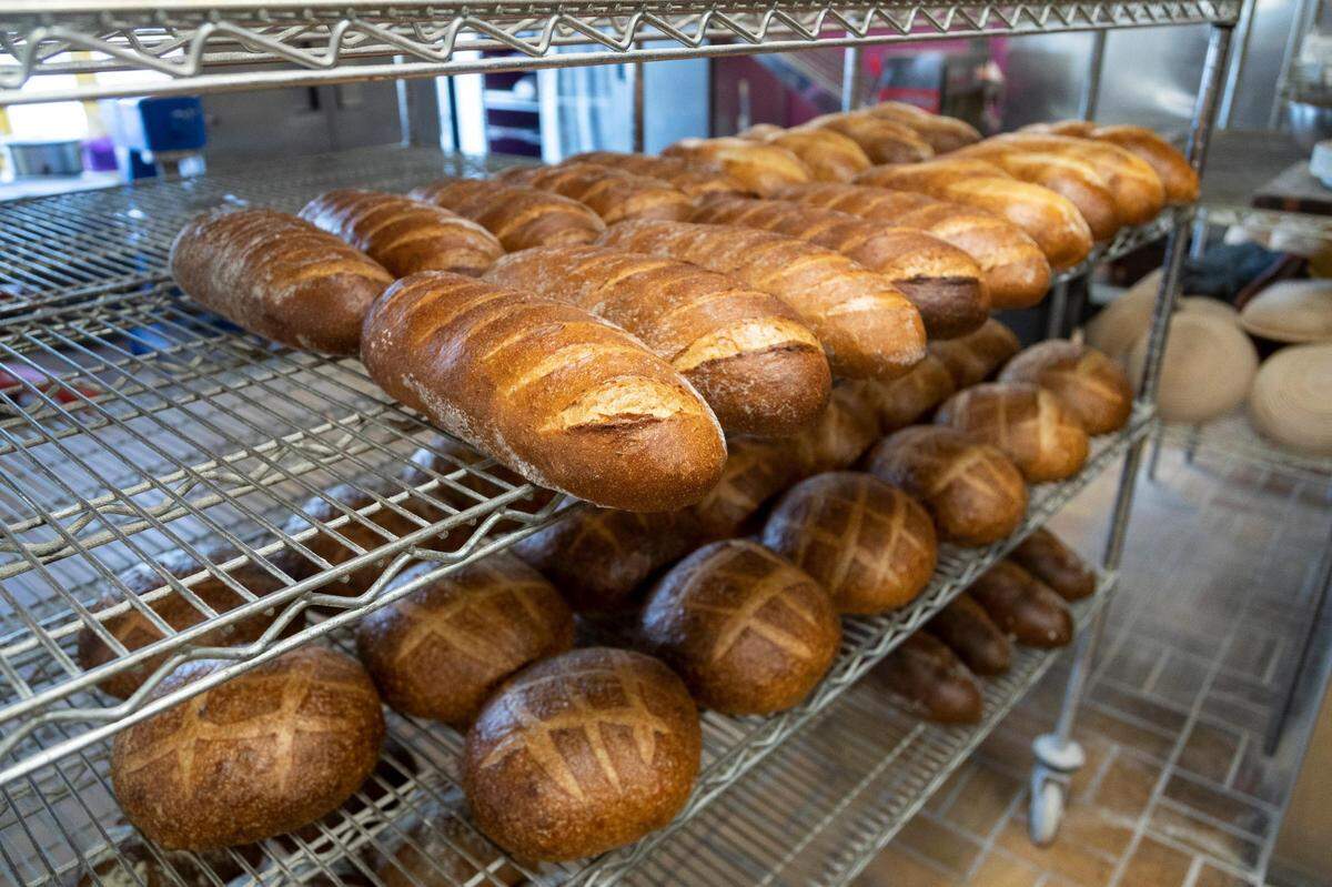 Bluegrass Baking makes its loaves and boules fresh daily.