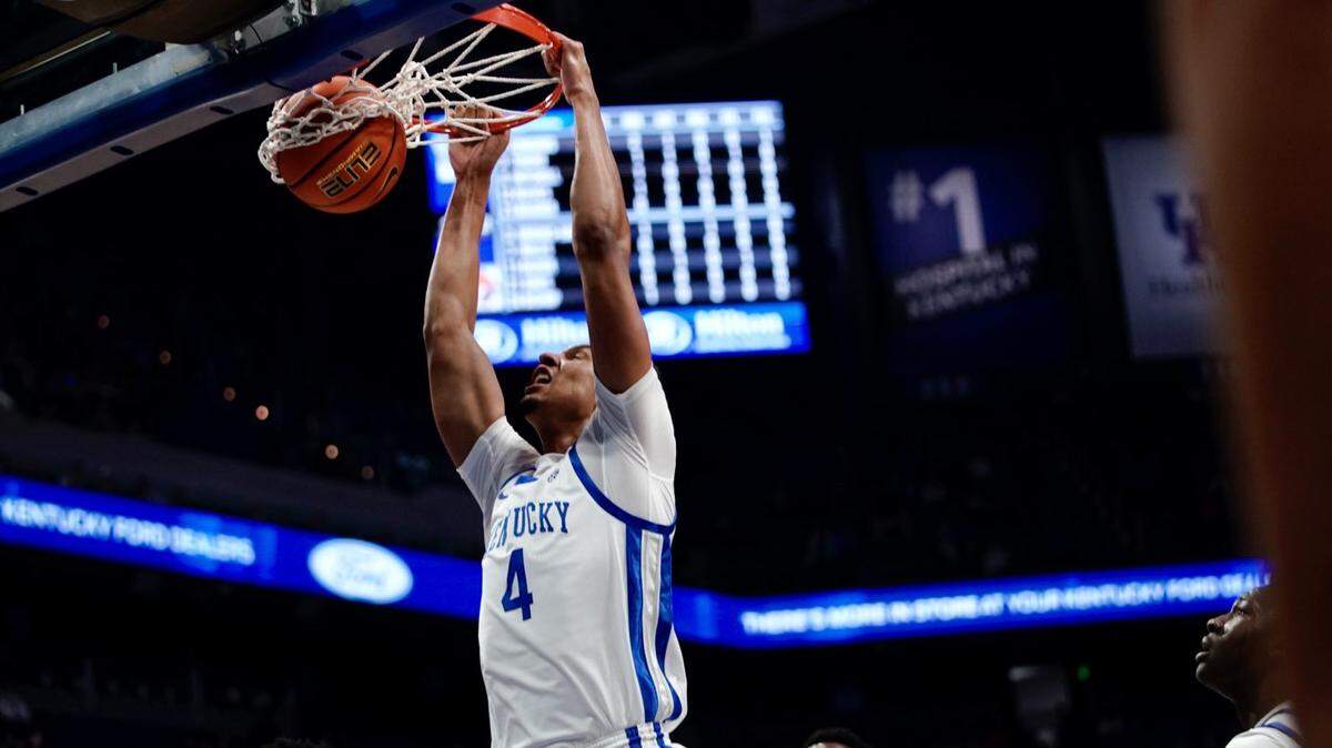 Box score from Kentucky basketball’s 92-69 exhibition win over Georgetown College