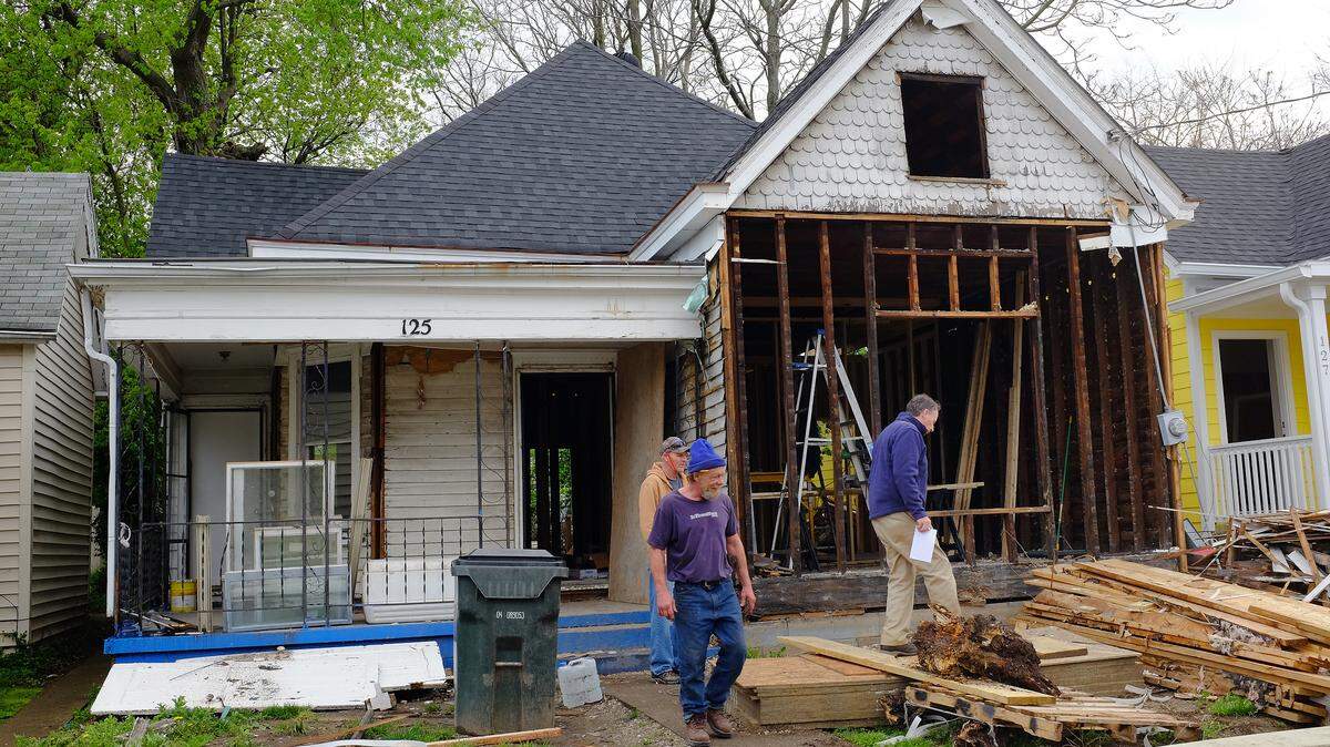 Real estate entrepreneur Rock Daniels has been buying, renovating and reselling former rental houses in the first block of Rand Avenue. His contractors are basically rebuilding many of the century-old bungalows, which were structurally sound and have nice architectural details, but had badly deteriorated after years as rental units.   