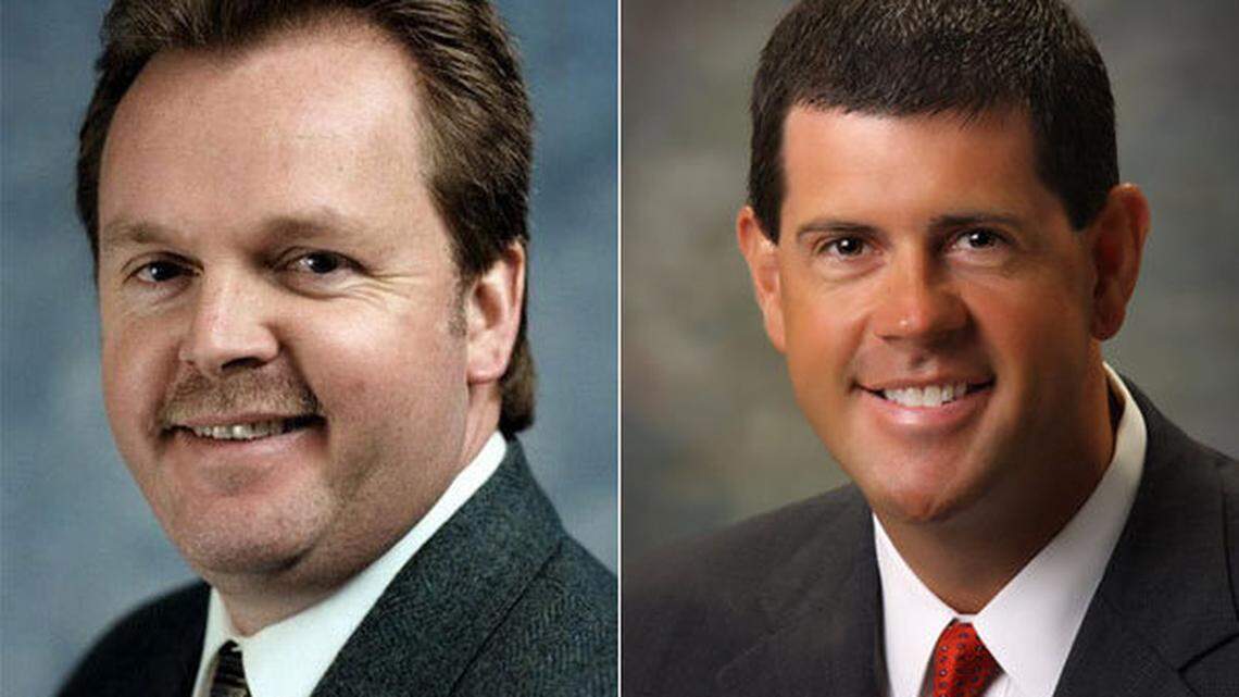 W. Keith Hall, left, and Chris Harris