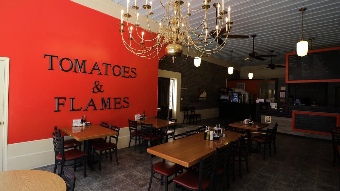 Tomatoes and Flames has a 33-seat capacity. Since new owners took over this year, they have added new menu items.
