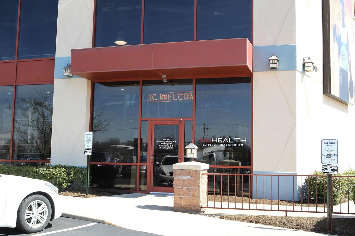 NuHealth Supplements at 3001 Blake James Drive has been placed on probation by the health department.