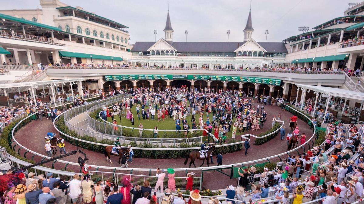 Post time for the 151st Kentucky Derby on Saturday is 6:57 p.m. EDT.
