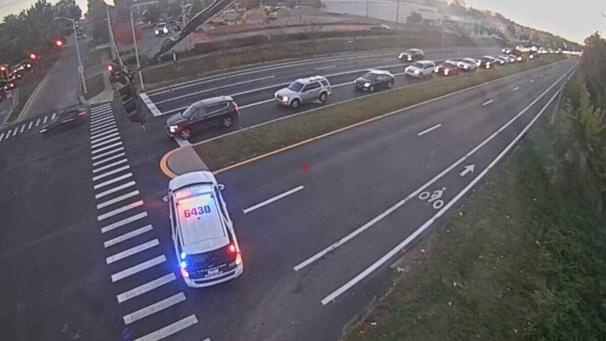 6 people, including 2 children, injured in school bus crash. Road reopened