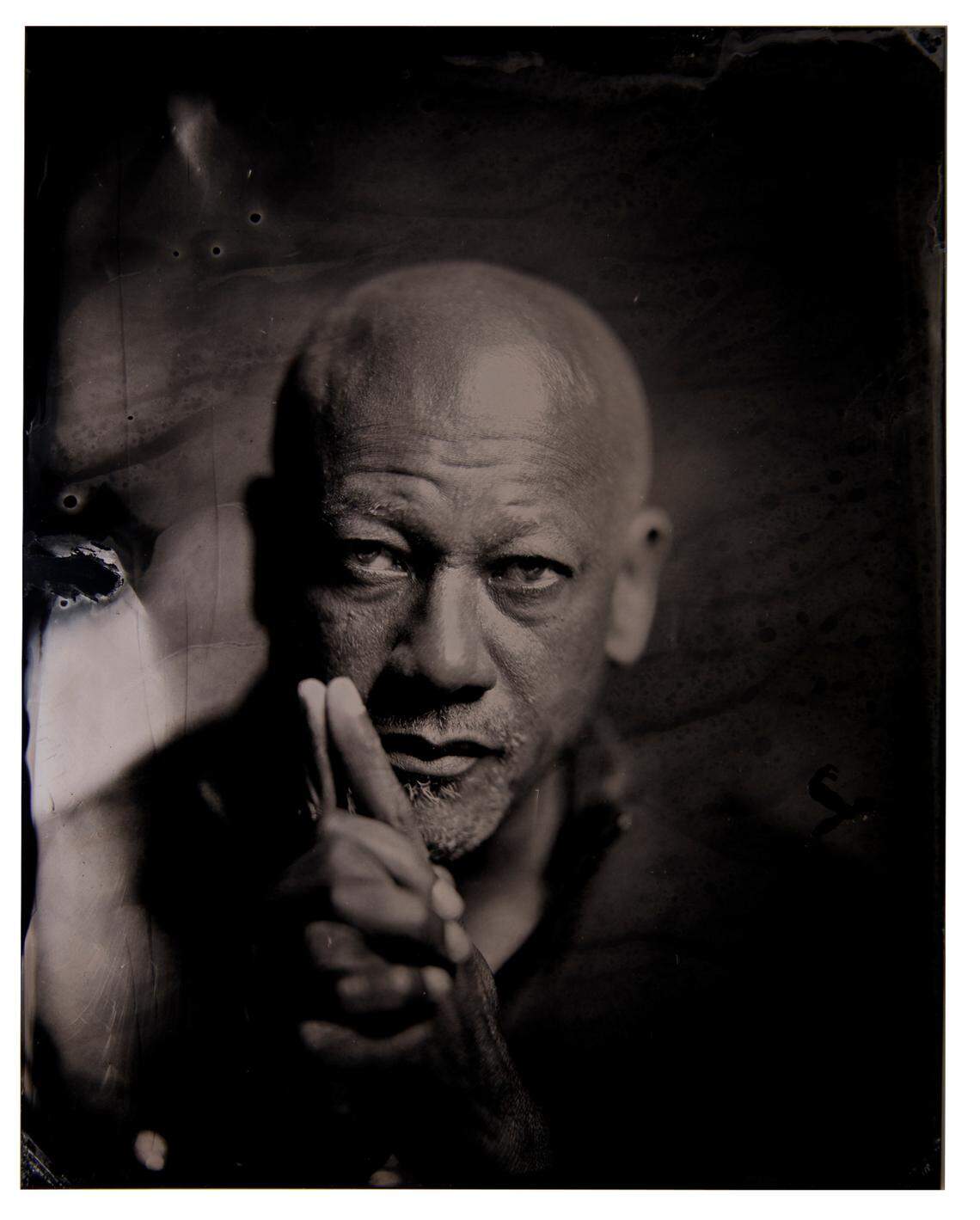 Historic 1850’s Wet Plate Collodion portrait of Frank X. Walker on November 6, 2023.