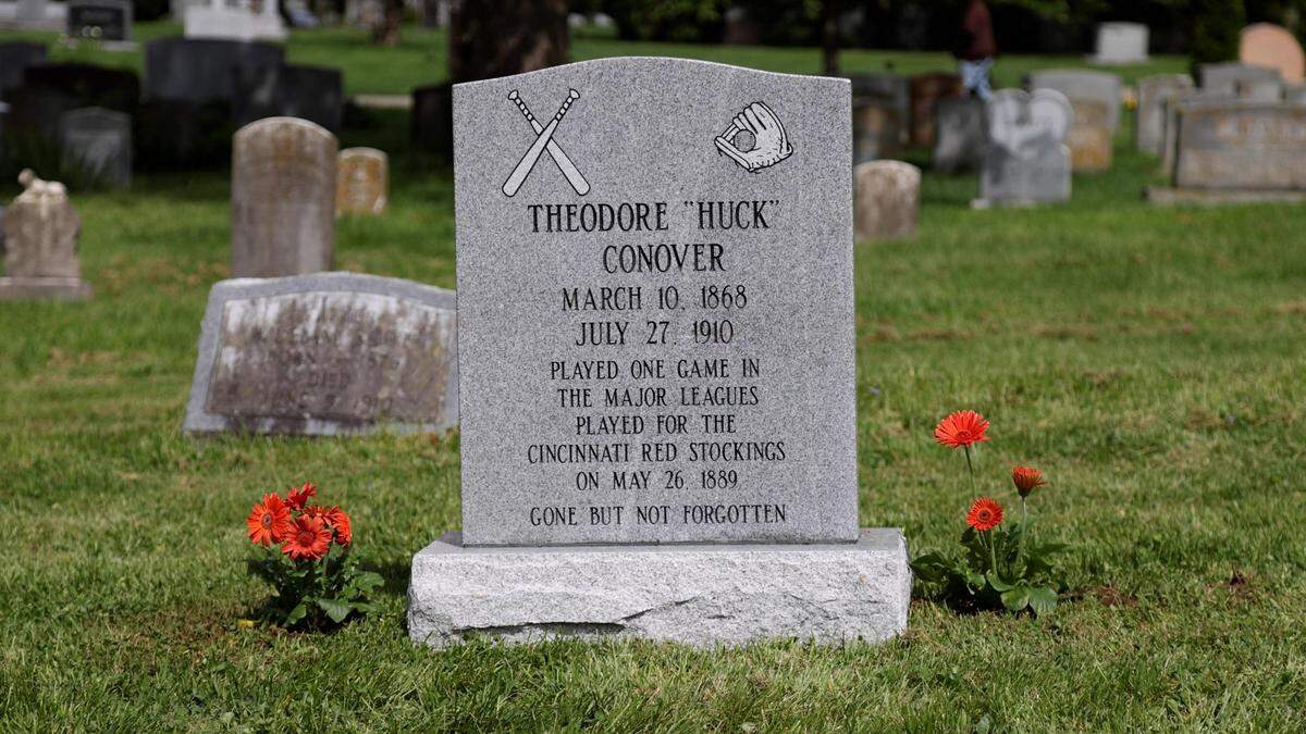 Theodore “Huck” Conover of Lexington made one major league appearance as a pitcher for Cincinnati in 1889.