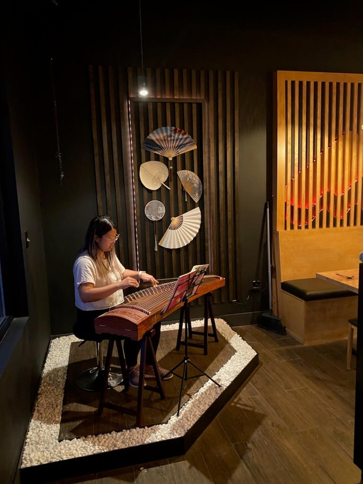 Omakase has a small stage where the restaurant will feature Japanese musicians.