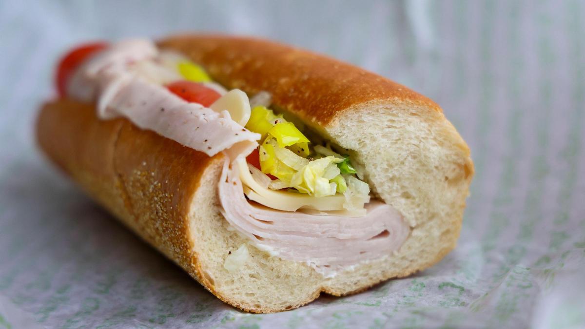 A turkey Pub Sub from the deli department inside Publix Super Market during a sneak peek of Lexington’s first Publix grocery store, March 3, 2025 in Lexington, Ky. The Florida-based chain is known for these signature deli sandwiches that you can custom order online or in person.