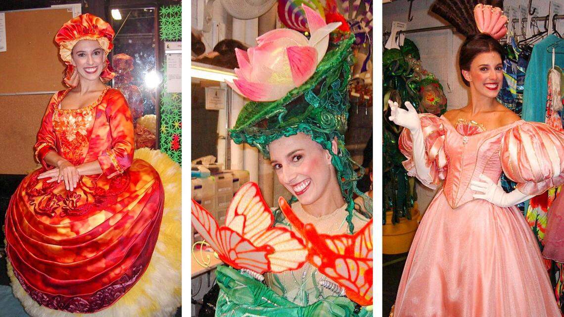 Lyndy Franklin Smith in some of the costumes during her time in the cast of the Broadway musical, “The Little Mermaid” from Jan. 2008 to Aug. 2009.