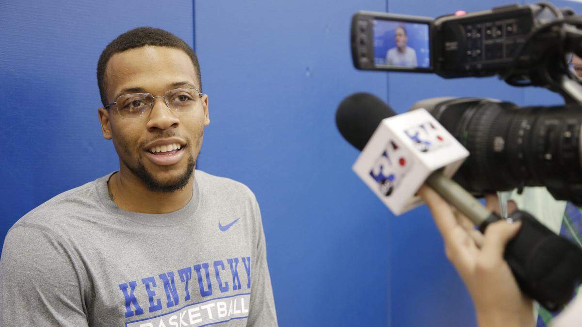 Isaiah Briscoe told reporters Coach John Calipari wants him to drive North and South, not North, South, East and West.
