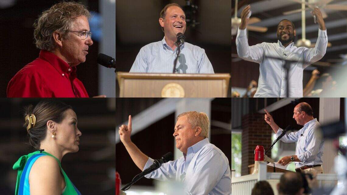 Kentucky politicians let the jokes and jabs fly at Fancy Farm 2026
