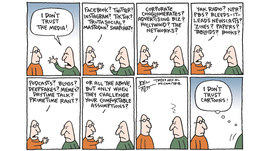 Joel Pett: Media distrust