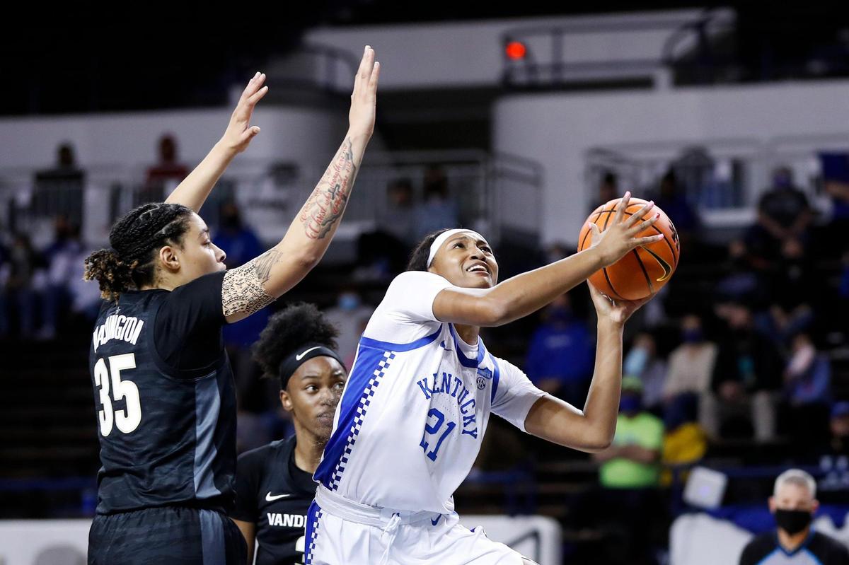 Nyah Leveretter is expected to start for Kentucky on Saturday in the NCAA Tournament against Princeton.