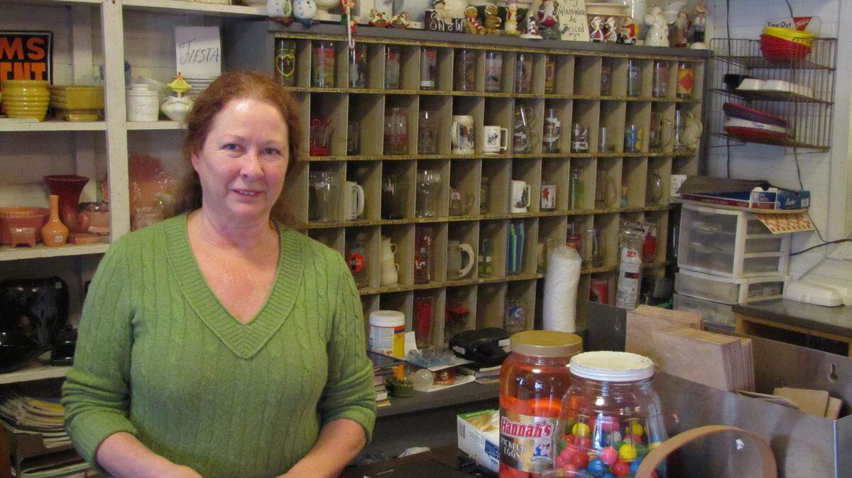 Barbara Church runs Oven Fork Mercantile in Letcher County. Church said business dropped 25 percent from a year ago after a nearby mining operation closed and miners no longer bought meals from her.