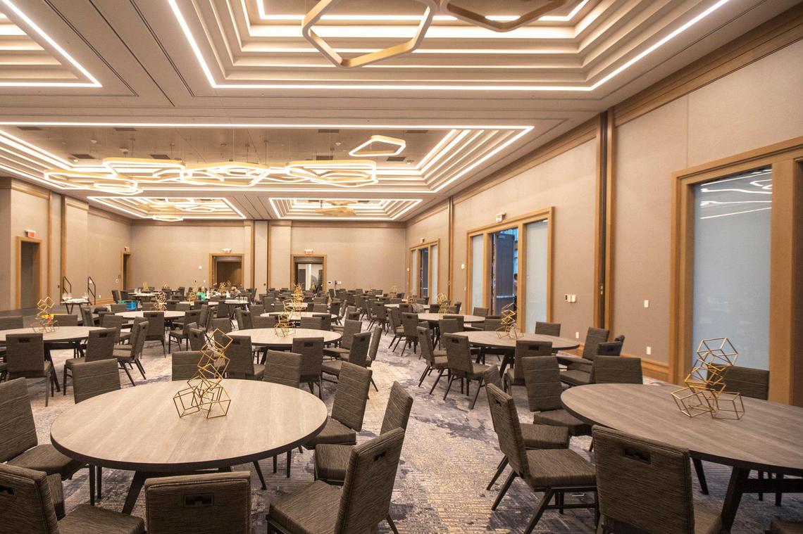The new City Center Marriott ballroom will host its first events this weekend.