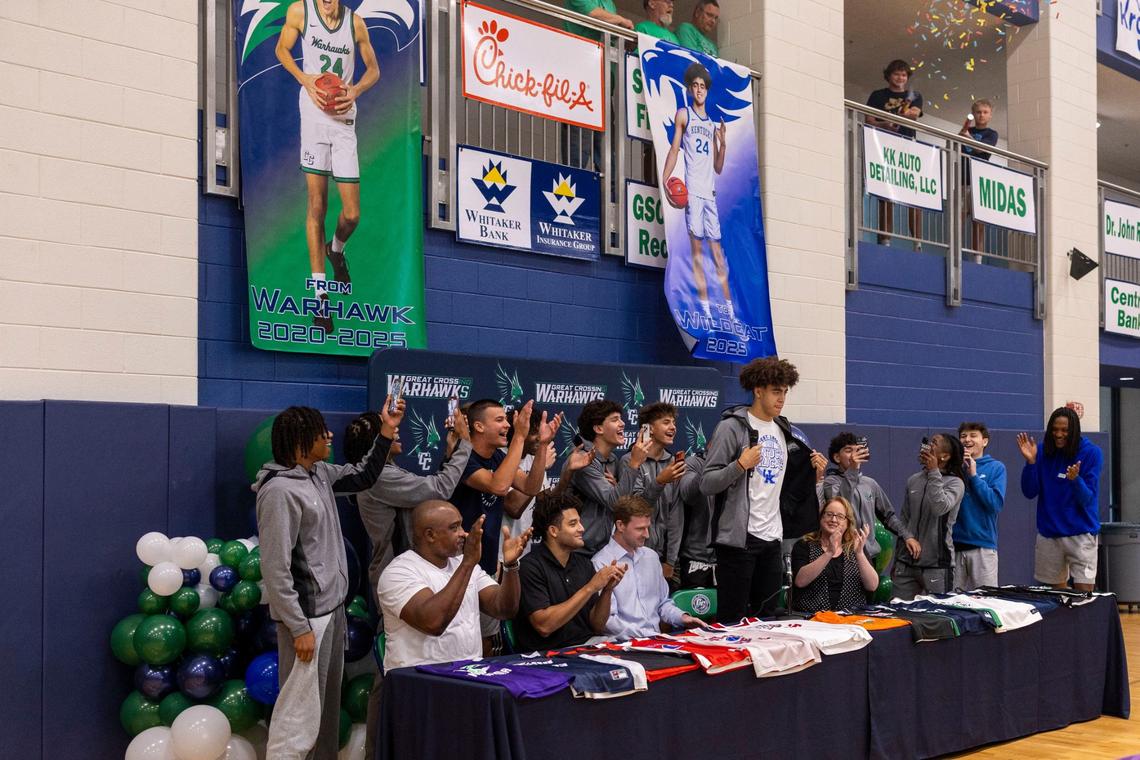 Great Crossing star center Malachi Moreno led the Warhawks to the Sweet 16 state tournament semifinals earlier this year. Moreno, a rising senior, committed to Kentucky for college on Friday.