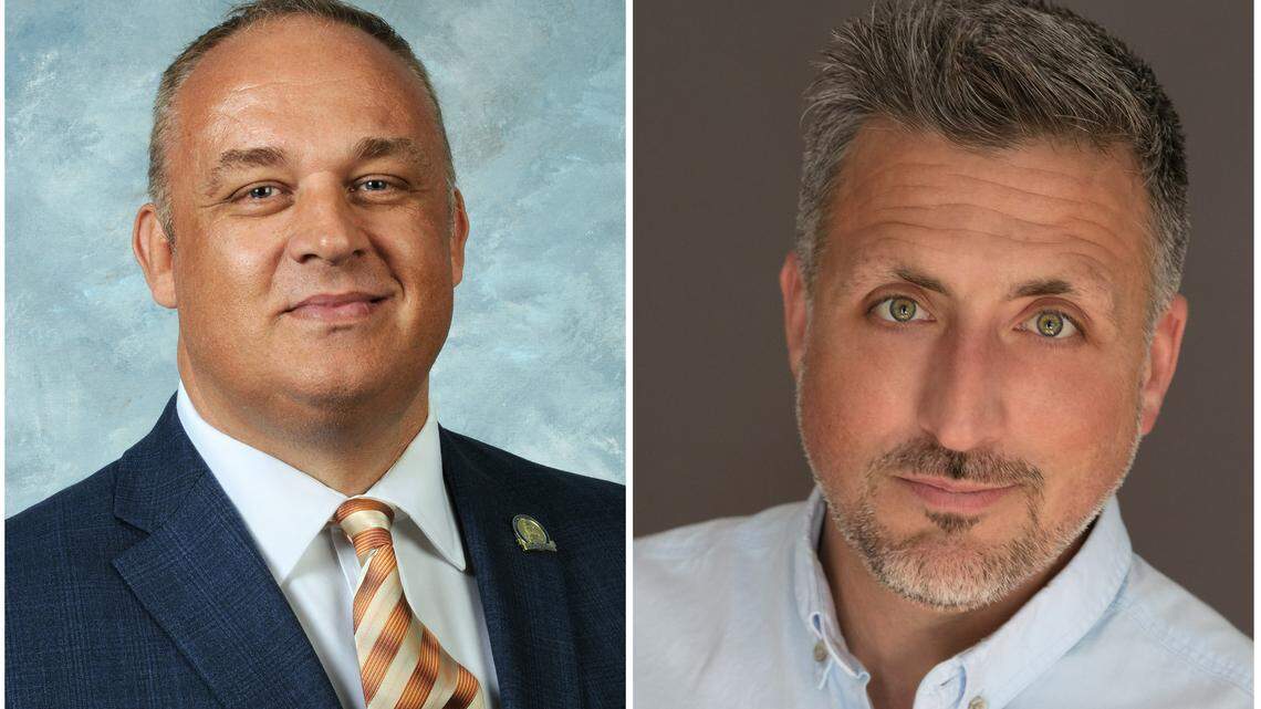 Rep. Ryan Dotson, R-Winchester, and Democratic challenger Tommy Adams