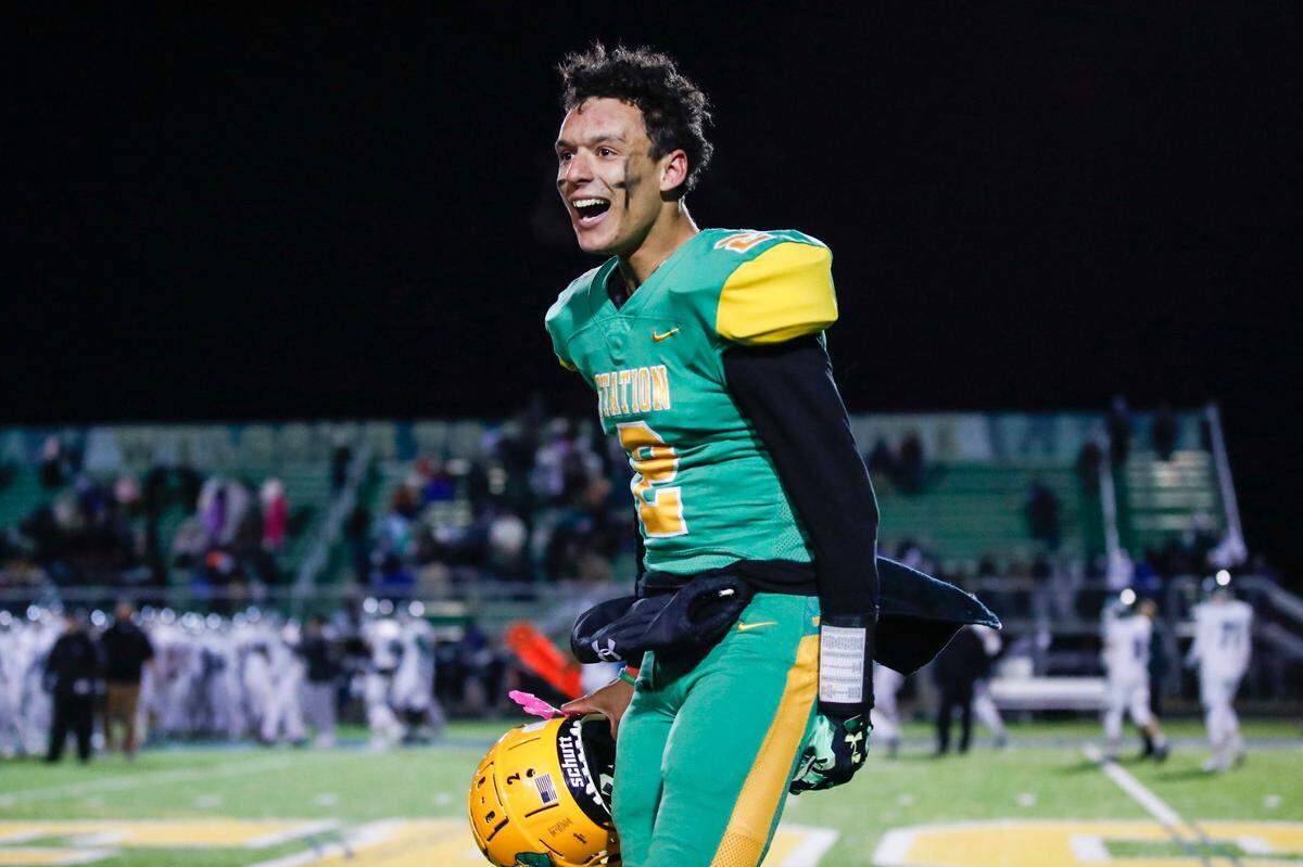 Bryan Station quarterback Trenton Cutwright, in a photo from the 2022 season, threw for 172 yards and two touchdowns in the Defenders’ 28-21 win at Ballard.